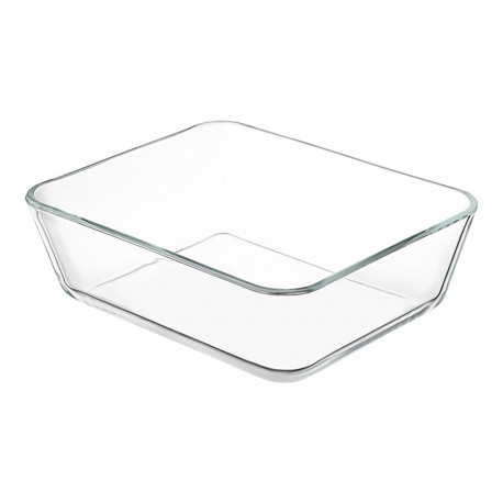Контейнер для запекания и хранения стеклянный с вакуумным эффектом, 2,6 л, светло-серый