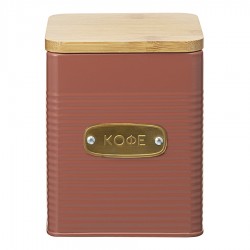 Банка для хранения кофе irmel, 1,7 л, терракота