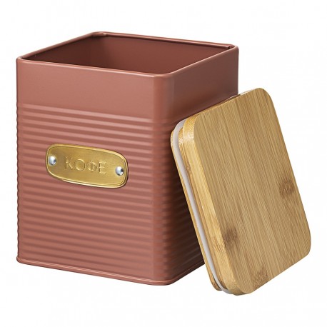 Банка для хранения кофе irmel, 1,7 л, терракота