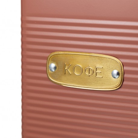 Банка для хранения кофе irmel, 1,7 л, терракота