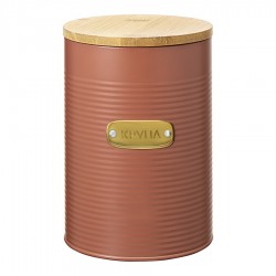 Банка для хранения крупы irmel, 2,5 л, терракота