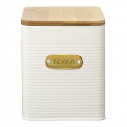 Банка для хранения муки irmel, 3,2 л, молочная