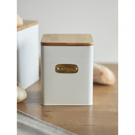 Банка для хранения муки irmel, 3,2 л, молочная