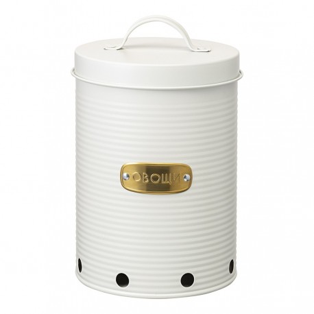 Банка для хранения овощей irmel, 2,5 л, молочная