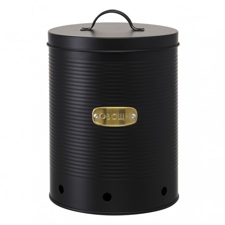 Банка для хранения овощей irmel, 6 л, графит