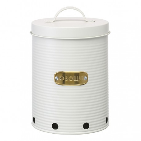 Банка для хранения овощей irmel, 6 л, молочная