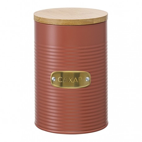 Банка для хранения сахара irmel, 1,3 л, терракота