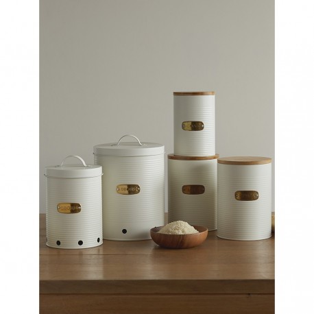 Банка для хранения соли irmel, 1,3 л, молочная