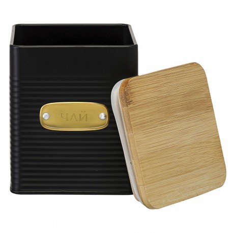 Банка для хранения чая irmel, 1,7 л, графит