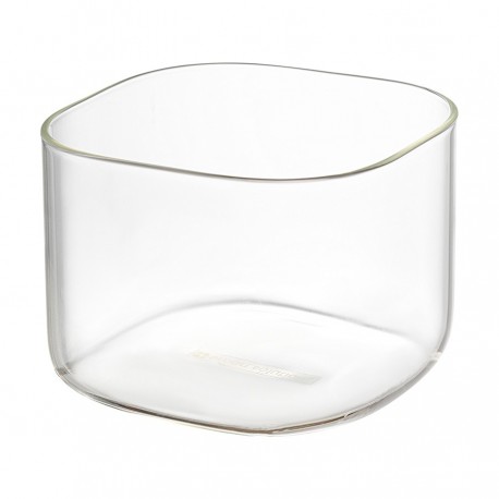 Банка для хранения стеклянная с крышкой, 500 мл, светло-серая