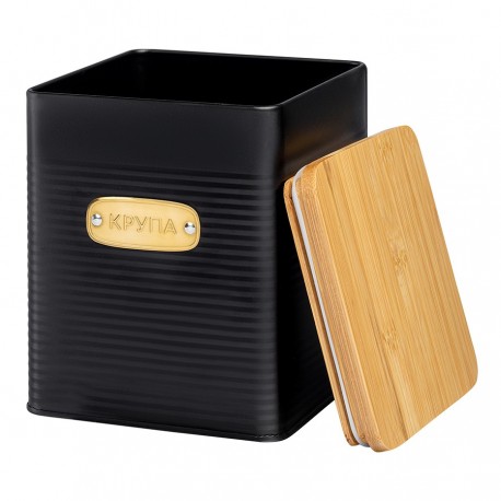 Банка для хранения крупы irmel, 3,2 л, графит