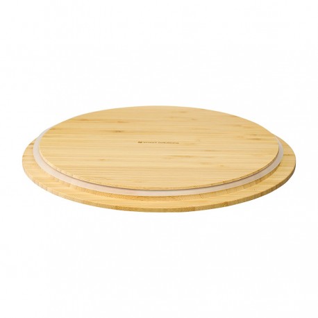 Набор из 4-х стеклянных мисок eco store с крышками из бамбука