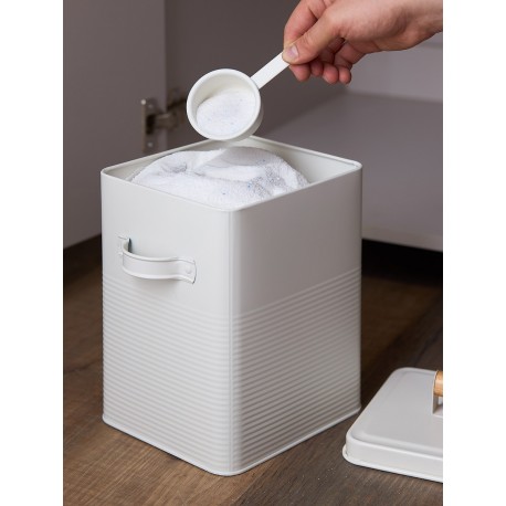 Банка для хранения универсальная irmel, 6,2 л, с ложкой, молочная