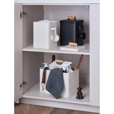 Банка для хранения универсальная irmel, 6,2 л, с ложкой, молочная