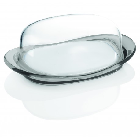 Масленка feeling, 20х7х12 см, серая