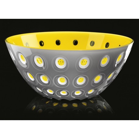 Салатник le murrine, D25 см, желто-серый