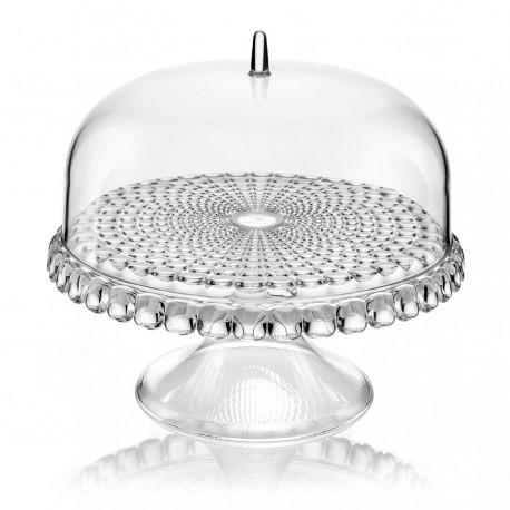 Блюдо для торта с крышкой tiffany, D30 см, прозрачное