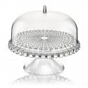 Блюдо для торта с крышкой tiffany, D30 см, прозрачное