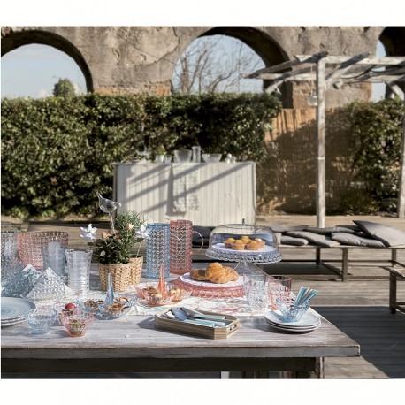 Блюдо для торта с крышкой tiffany, D30 см, прозрачное