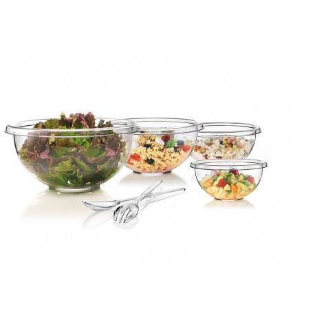 Миска для салата happy hour, 750 мл, прозрачная