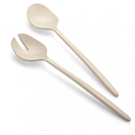 Набор ложек для салата tierra, бежевые, 2 шт.
