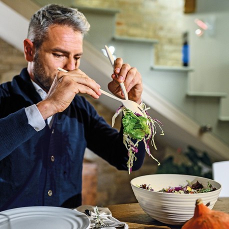 Набор ложек для салата tierra, бежевые, 2 шт.