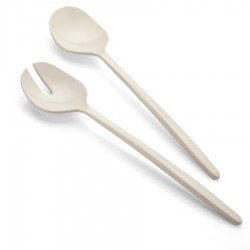 Набор ложек для салата tierra, молочно-белые, 2 шт.