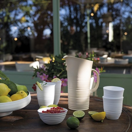 Кувшин с крышкой tierra, 1,8 л, молочно-белый