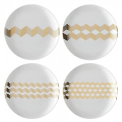 Набор блюдец signature, chevron, D16 см, 4 шт.