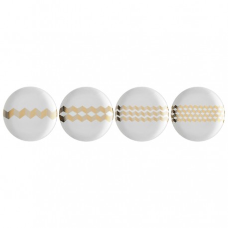 Набор блюдец signature, chevron, D16 см, 4 шт.