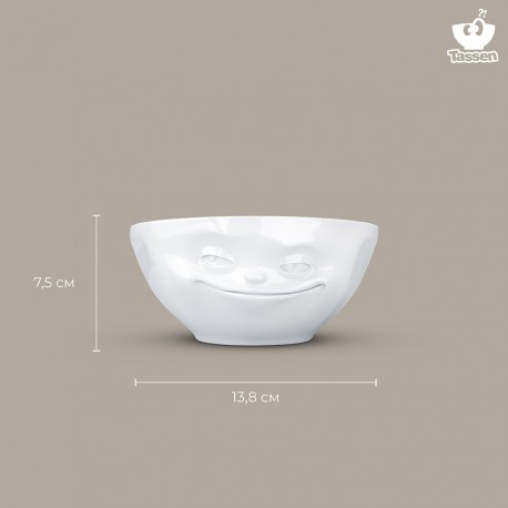 Чаша grinning, 350 мл, белая