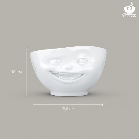 Чаша winking, 500 мл, белая