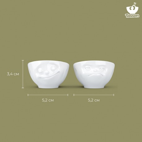 Набор подставок для яиц happy & hmpff, белый, 2 шт.