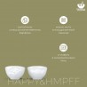 Набор подставок для яиц happy & hmpff, белый, 2 шт.