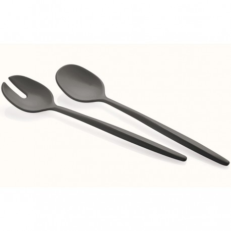 Набор ложек для салата tierra, черные, 2 шт.