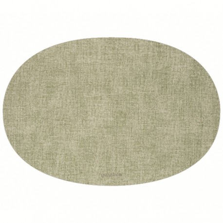 Салфетка подстановочная овальная двухсторонняя fabric, мятная