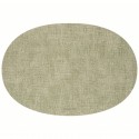 Салфетка подстановочная овальная двухсторонняя fabric, мятная