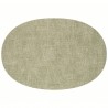 Салфетка подстановочная овальная двухсторонняя fabric, мятная