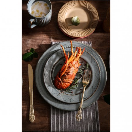 Набор обеденных тарелок antique, D26 см, 2 шт.