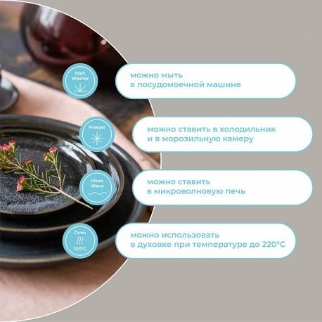 Набор тарелок cosmic kitchen, D16 см, 2 шт.