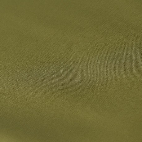Простыня на резинке из премиального сатина оливкового цвета из коллекции essential, 160х200х30 см