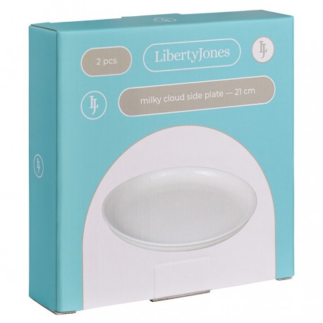 Набор тарелок milky cloud, D21 см, 2 шт.