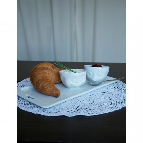 Набор чаш grinning & kissing, 100 мл, белый, 2 шт.