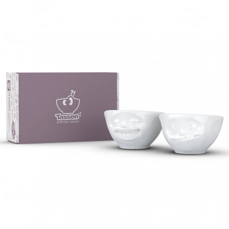 Набор чаш laughing & tasty, 100 мл, белый, 2 шт.