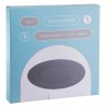 Набор обеденных тарелок soft ripples, D27 см, серые, 2 шт.