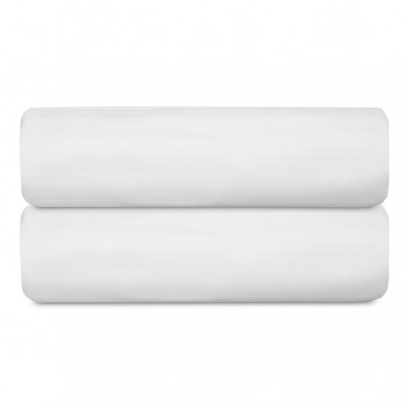 Простыня на резинке из страйп-сатина из коллекции essential, 200х200х30 см