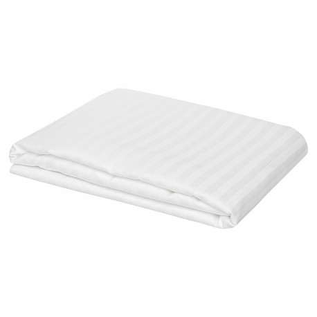 Простыня на резинке из страйп-сатина из коллекции essential, 200х200х30 см