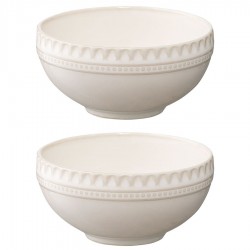 Набор из двух пиал белого цвета из коллекции kitchen spirit, 200 мл