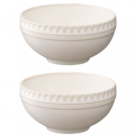 Набор из двух пиал белого цвета из коллекции kitchen spirit, 200 мл