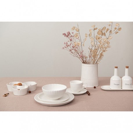 Набор из двух тарелок белого цвета из коллекции kitchen spirit, 21 см